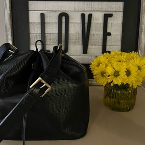 Louis Vuitton Black Epi Petit Noe